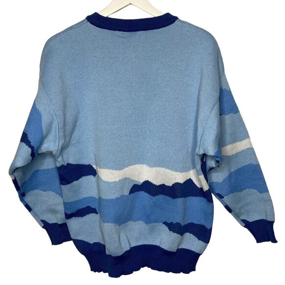 Daisy Street Blue Mountain Sunset Sweater - Women's Size XXL - Picture 2 of 5